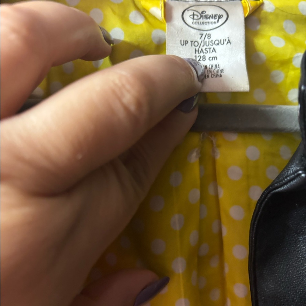 Disney Yellow Polka Dot Lining Jacket - Picture 3 of 4